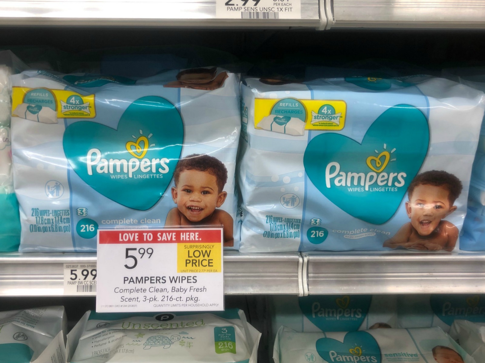3 pack pampers wipes
