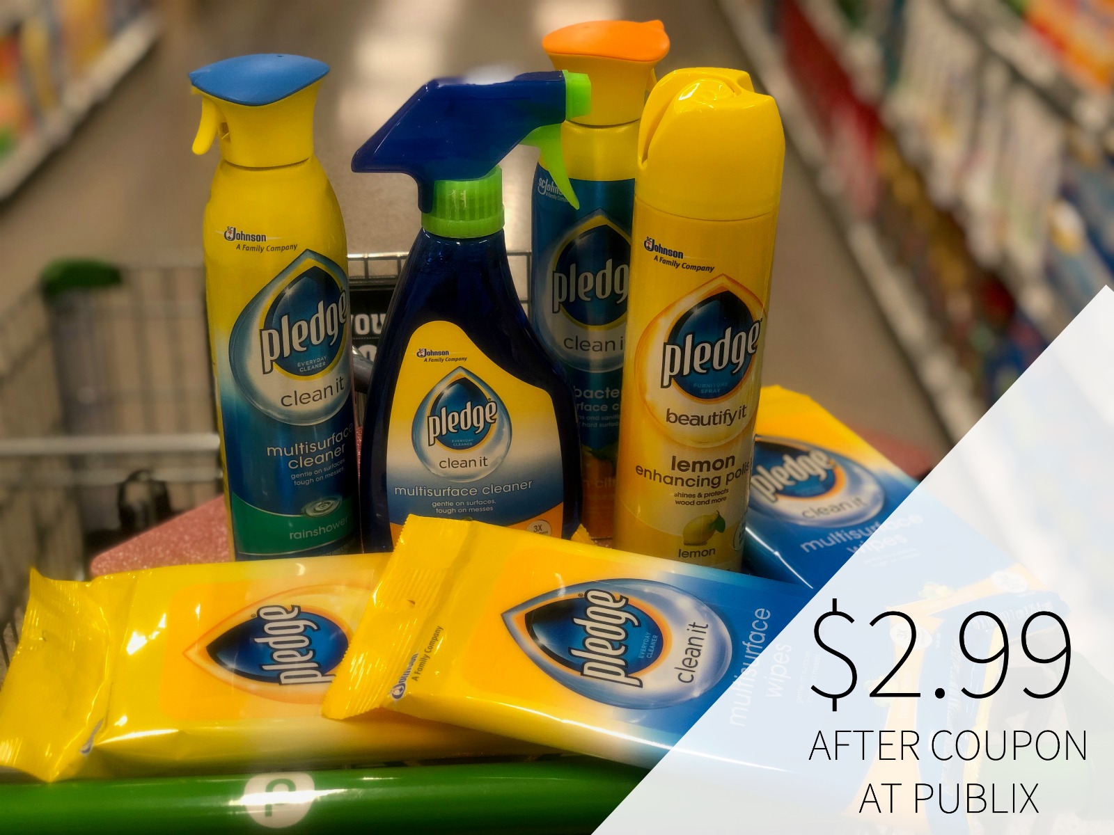 Super Deal on Pledge® Products Available Now at Publix on I Heart Publix 1