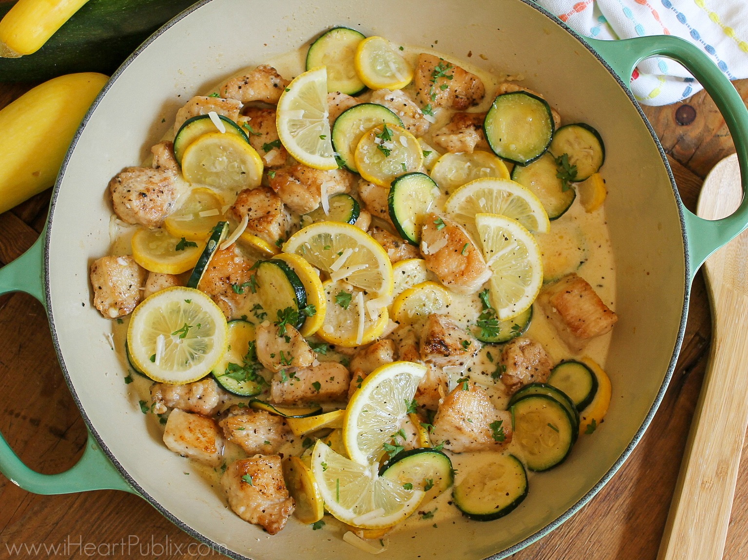 Creamy Lemon Pepper Chicken With Squash Auto Draft on I Heart Publix 347