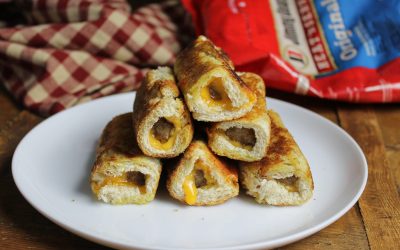 Grilled Cheese Sausage Roll-Ups Made With Jimmy Dean Sausage – Easy & Delicious Breakfast For Your Busy Morning!