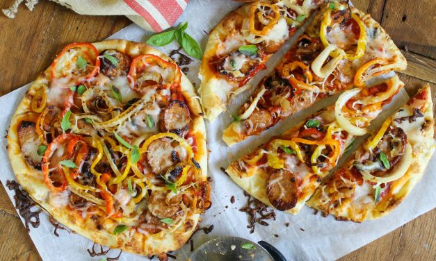 Sausage Pepper & Onion Flatbread – Deliciously Easy Recipe Made With BellaFina™ Peppers
