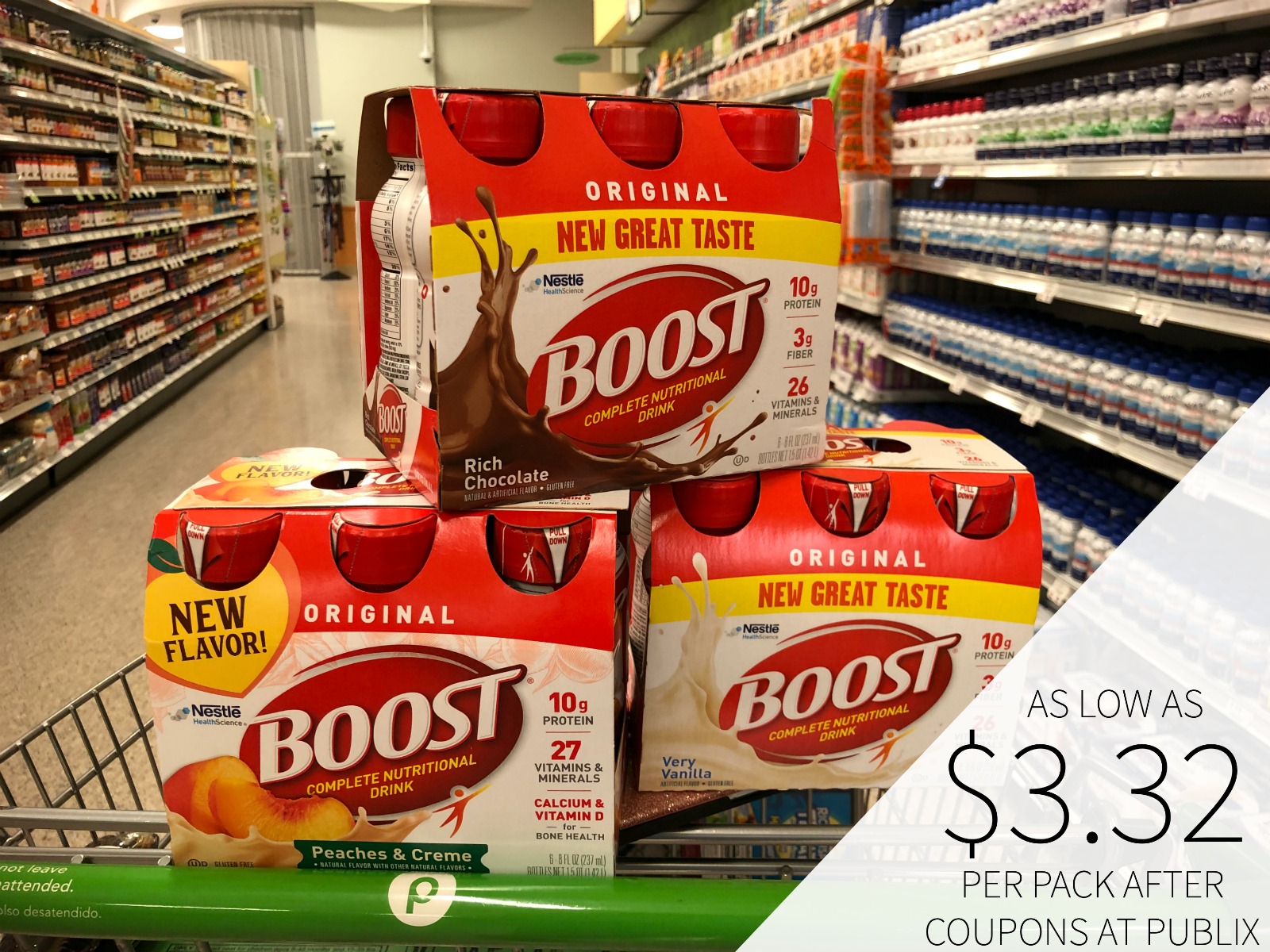 Fantastic Deal On BOOST® Nutritional Drinks This Week At Publix – Stock Up & Save!