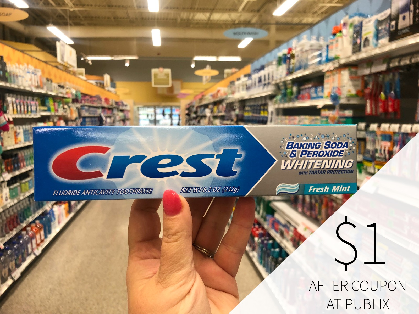 Crest Toothpaste Just $1 At Publix on I Heart Publix