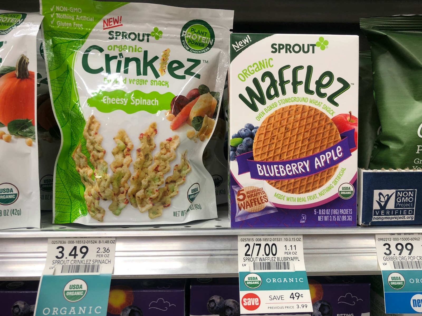 Save On New Sprout Organic Wafflez At Publix! on I Heart Publix