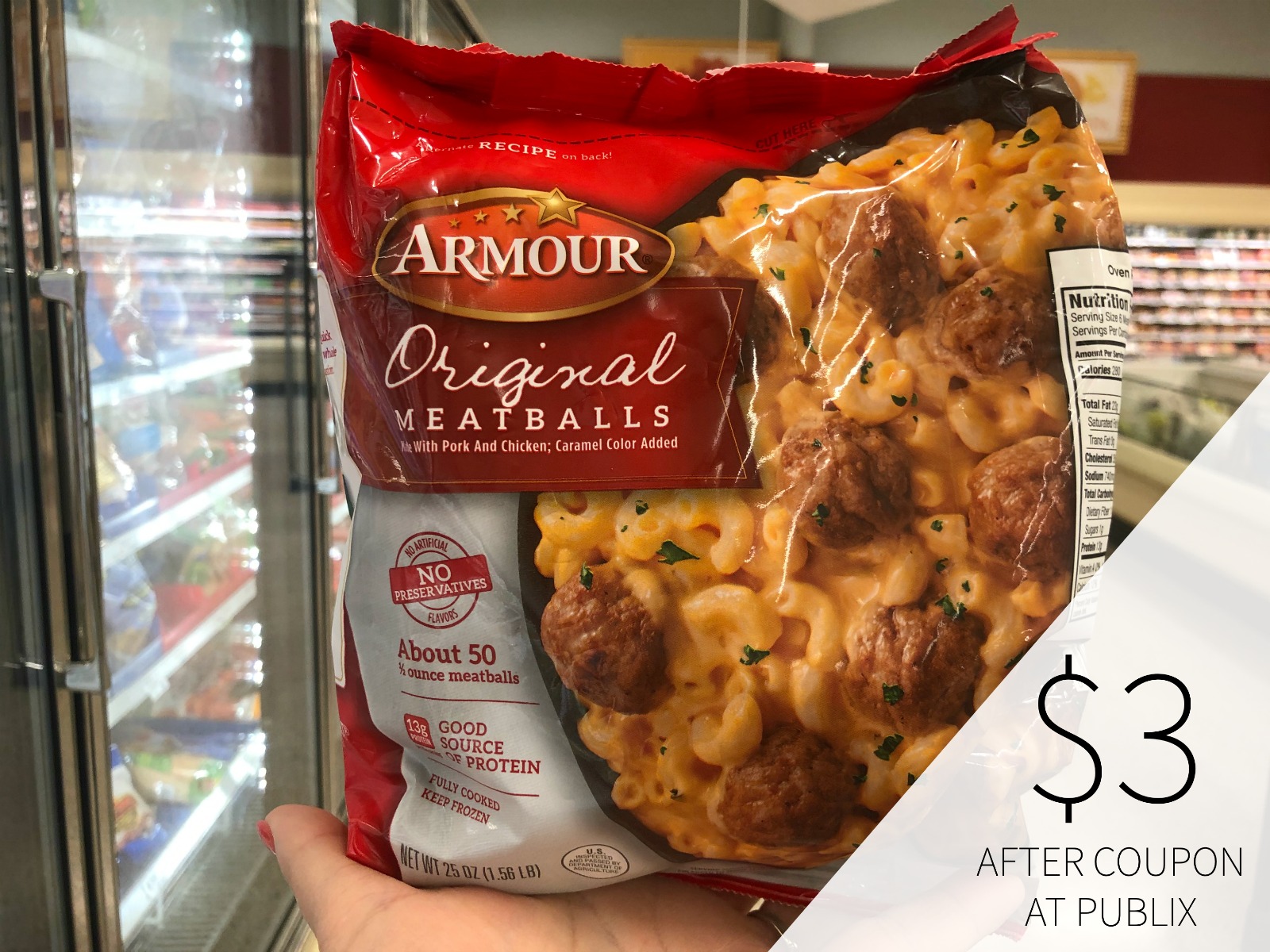 Grab A Fantastic Deal On Armour Meatballs This Week At Publix – BOGO Sale & Coupon Combo!
