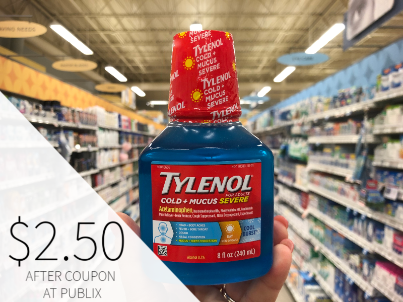 Tylenol Cold Only $2.50 At Publix on I Heart Publix