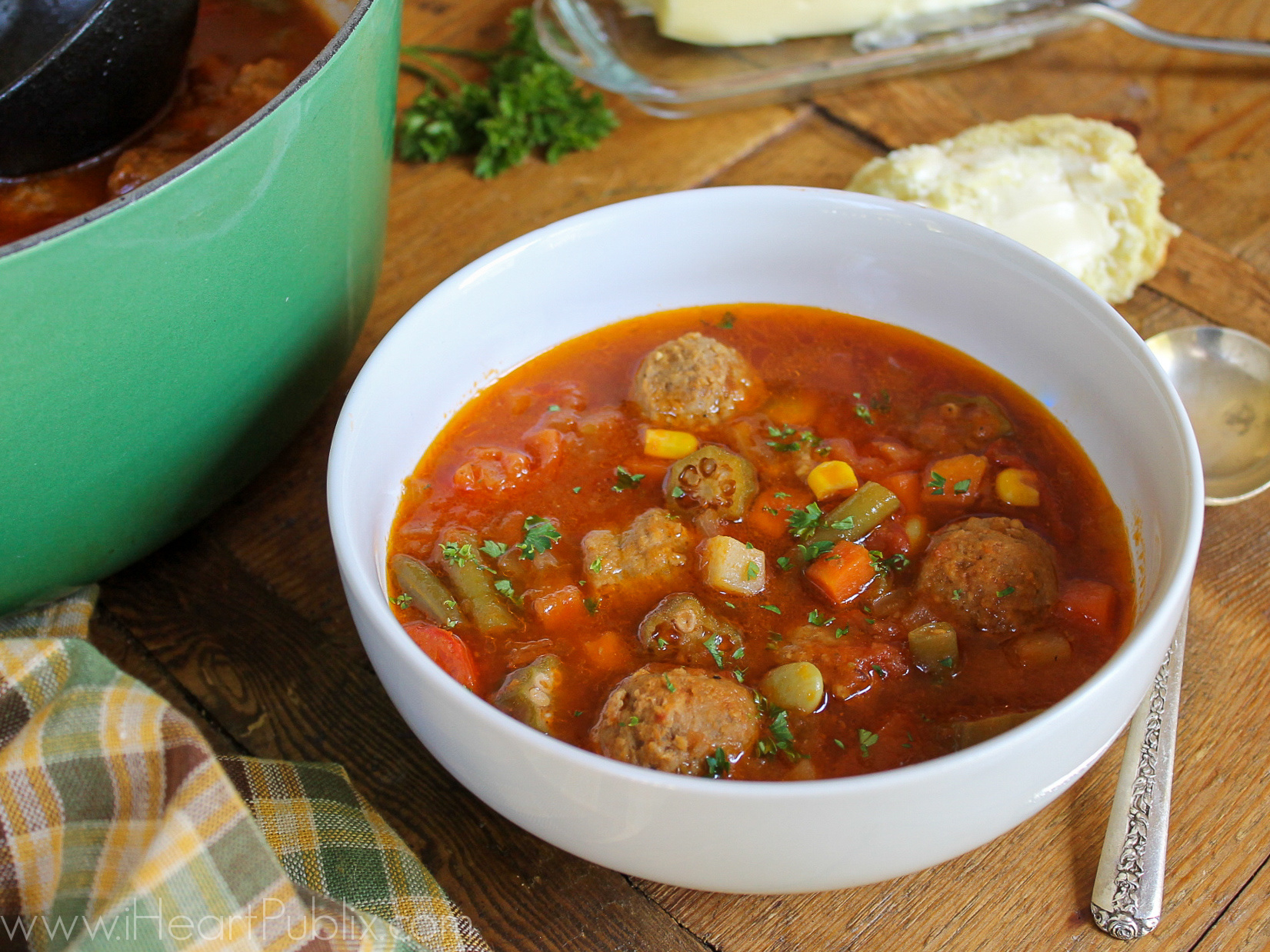 Easy Vegetable Meatball Soup Delicious Meal To Go With The Armour