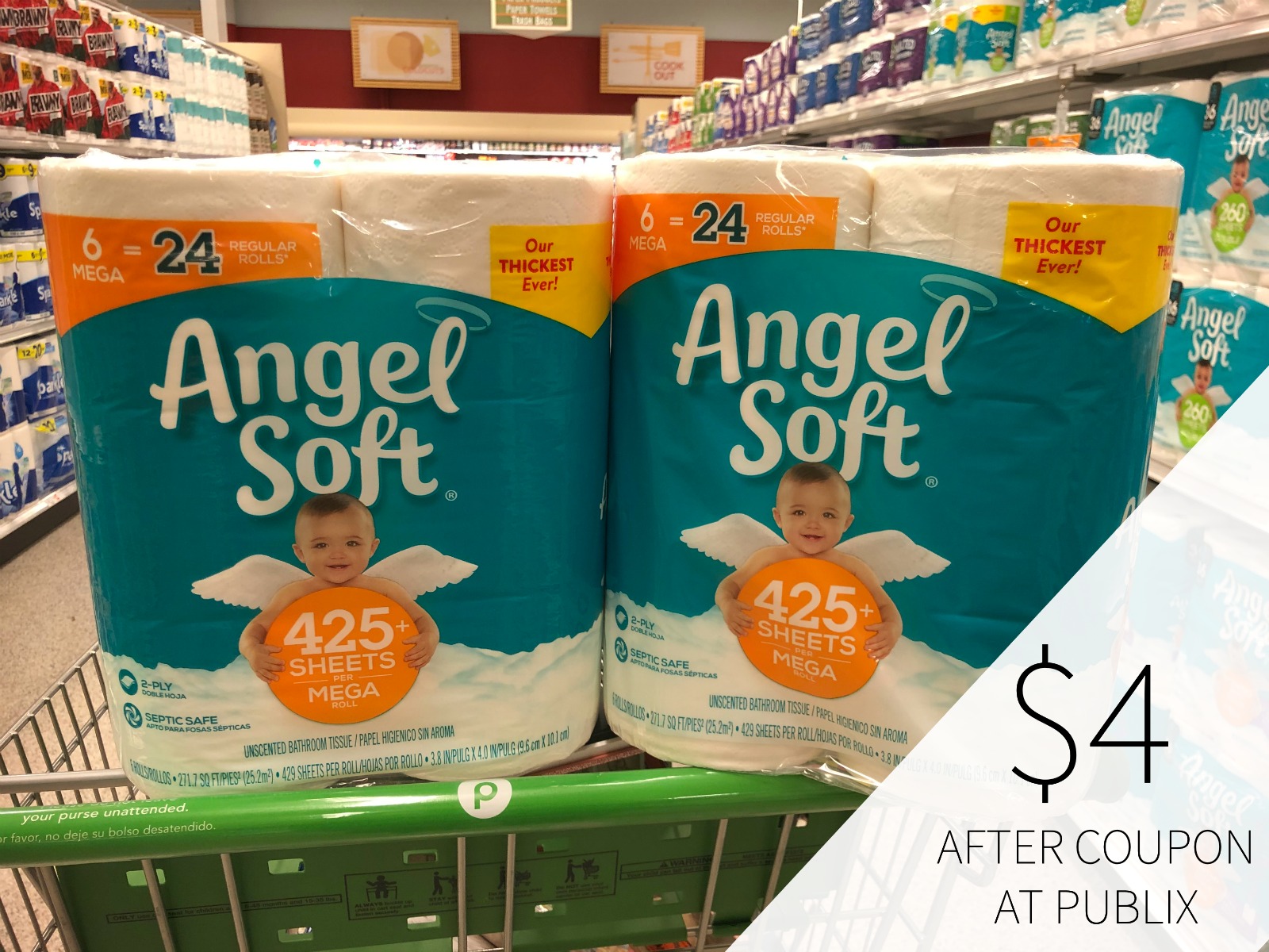 Can't Miss Deals On Angel Soft Toilet Paper At Publix on I Heart Publix