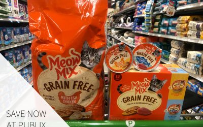 Big Savings On Meow Mix Grain Free Cat Food At Publix