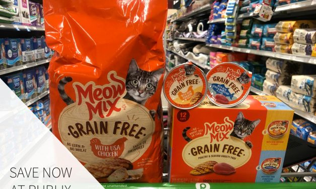 Big Savings On Meow Mix Grain Free Cat Food At Publix