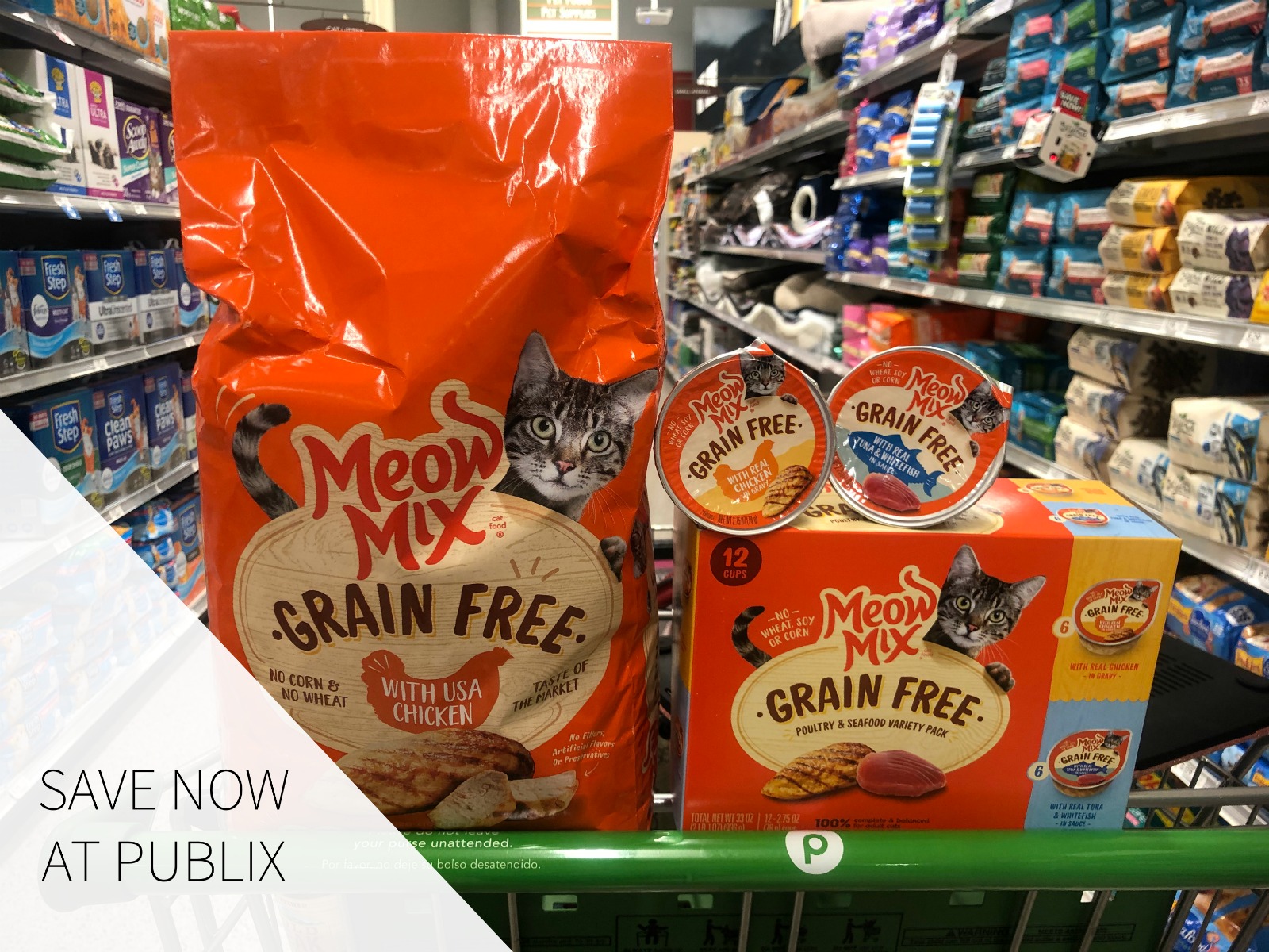 Big Savings On Meow Mix Grain Free Cat Food At Publix on I Heart Publix