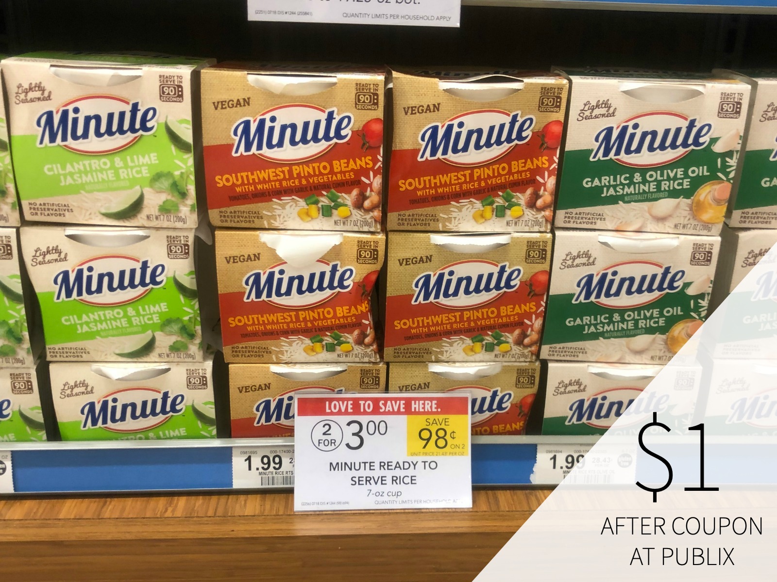 Super Deal On Minute Ready To Serve At Publix + Reminder About My $250 Publix Gift Card Giveaway on I Heart Publix