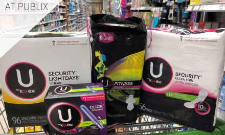 Amazing Deals On U by Kotex Products Available At Publix Through 11/1