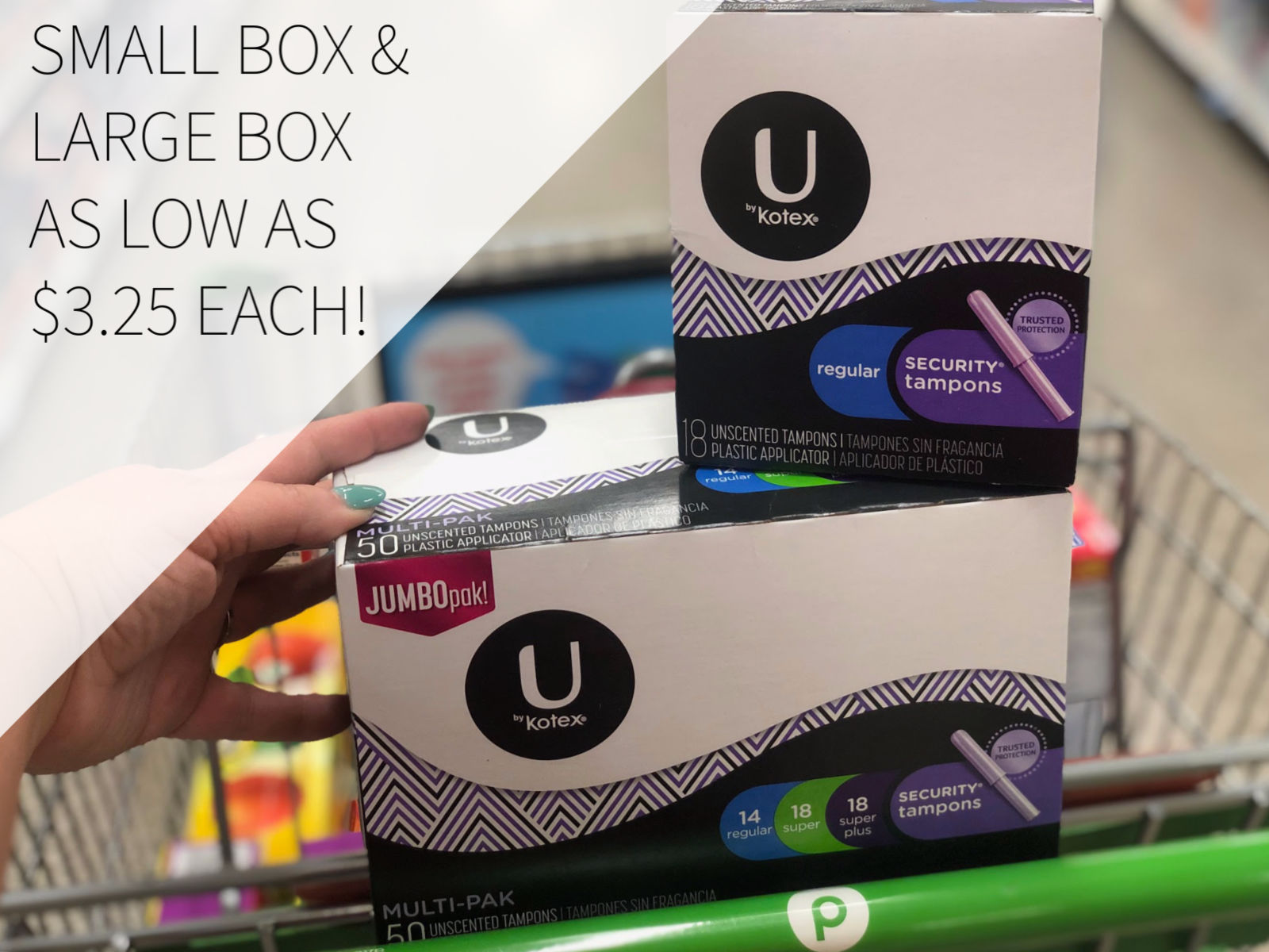 Super Deal On U by Kotex Products Available This Week At Publix
