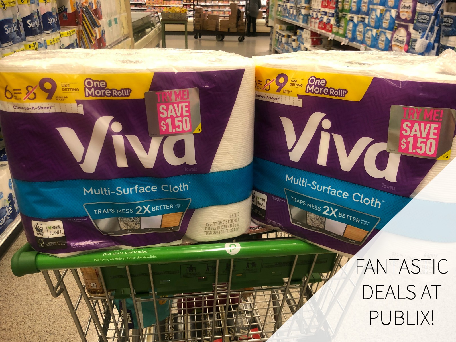 Fantastic Deals On Cottonelle Toilet Paper And Viva Paper Towels This Week At Publix – Time To Stock Your Cart!