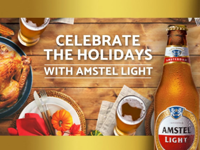 Celebrate The Holidays With Amstel Light – $10 Rebate Offer