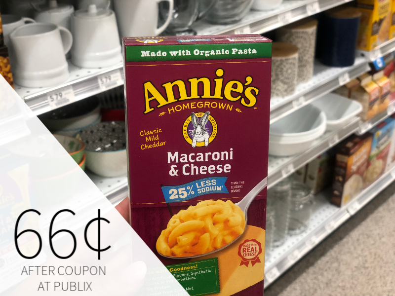 Annie’s Homegrown Macaroni & Cheese Just 50¢ At Publix on I Heart Publix 1