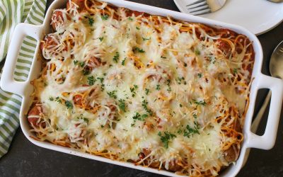 Baked Spaghetti & Meatballs – Super Meal To Go With The Sales At Publix