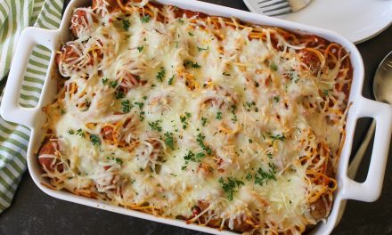 Baked Spaghetti & Meatballs – Super Meal To Go With The Sales At Publix