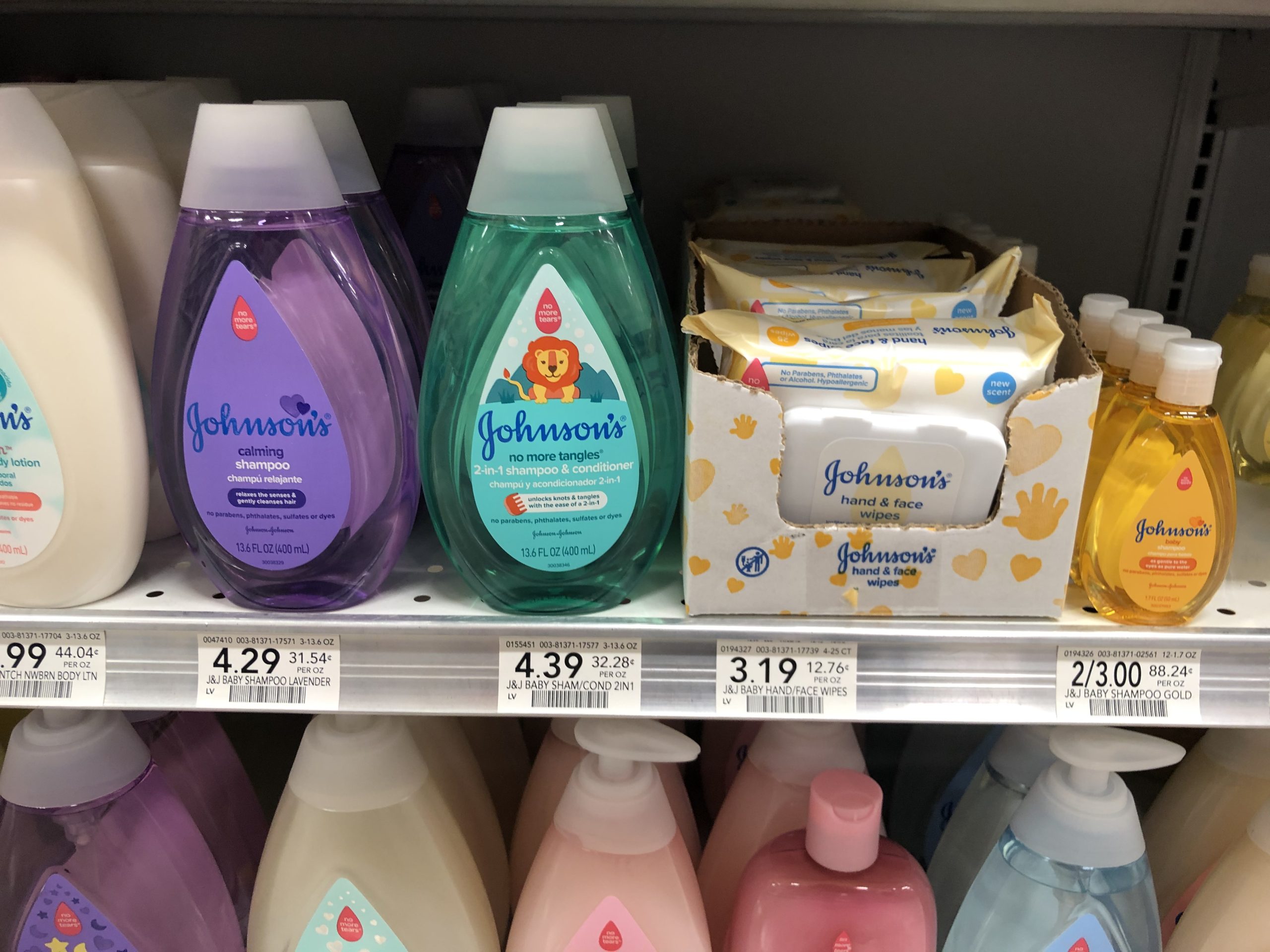 Johnson's Baby Products Shelf, I Heart Publix