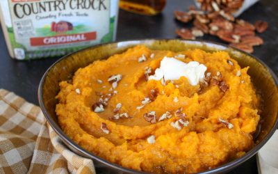 Pick Up Country Crock Spread At A Fantastic Price This Week At Publix- Try It In This Maple Sweet Potato Mash Recipe