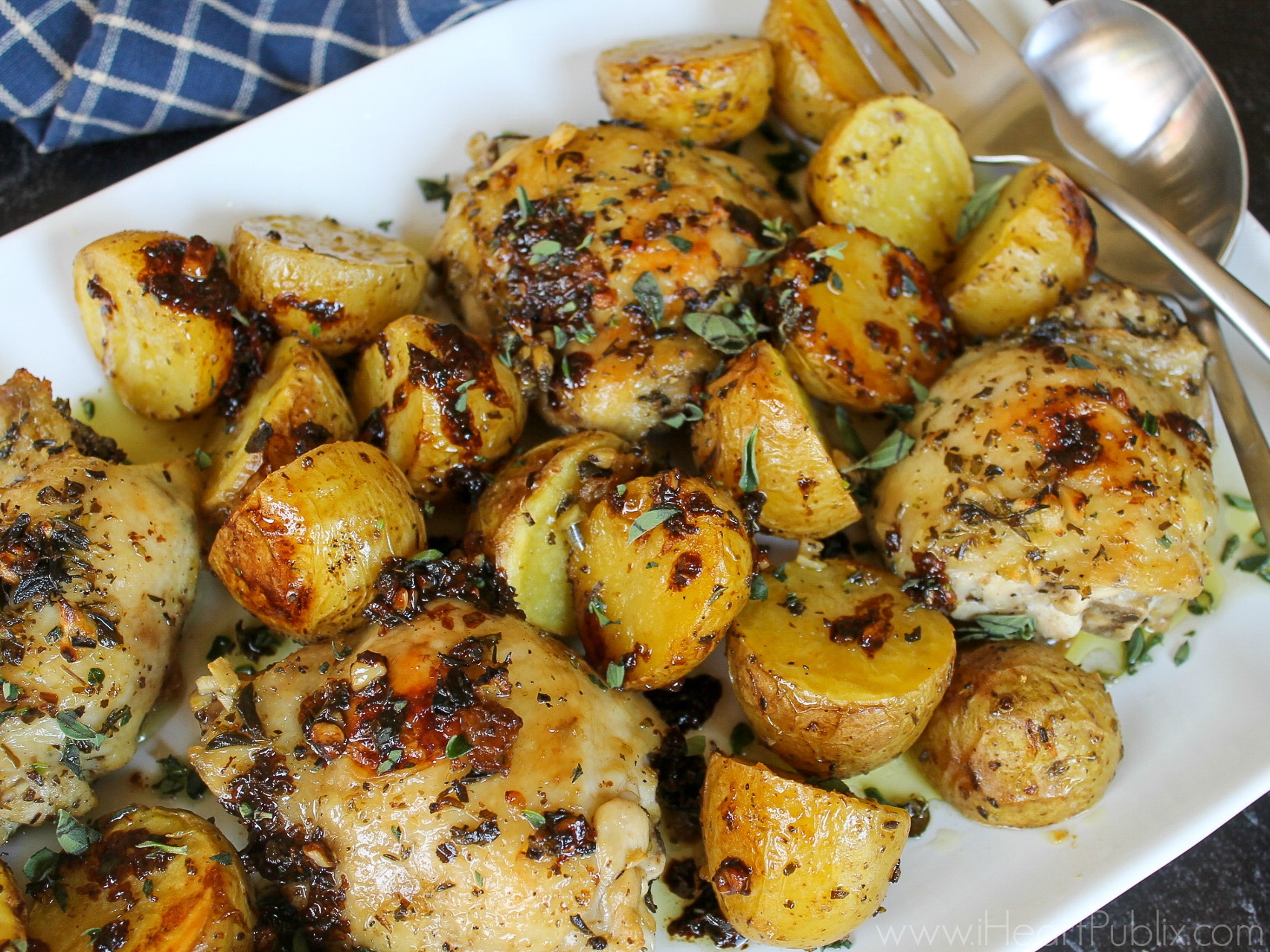 Roasted Greek Chicken With Potatoes - Super Meal To Go With The Sales At Publix on I Heart Publix 1