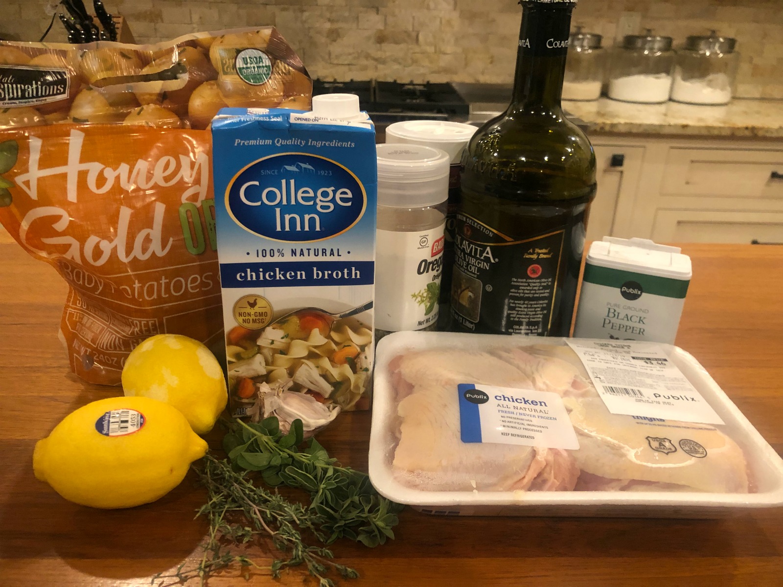 Roasted Greek Chicken With Potatoes - Super Meal To Go With The Sales At Publix on I Heart Publix