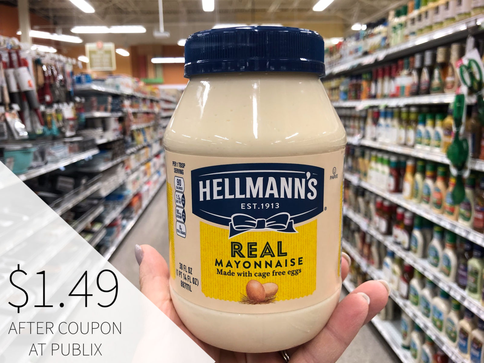 Big Savings On Hellmann’s® Real Mayonnaise - Get Great Taste For All Your Favorite Holiday Recipes! on I Heart Publix 1
