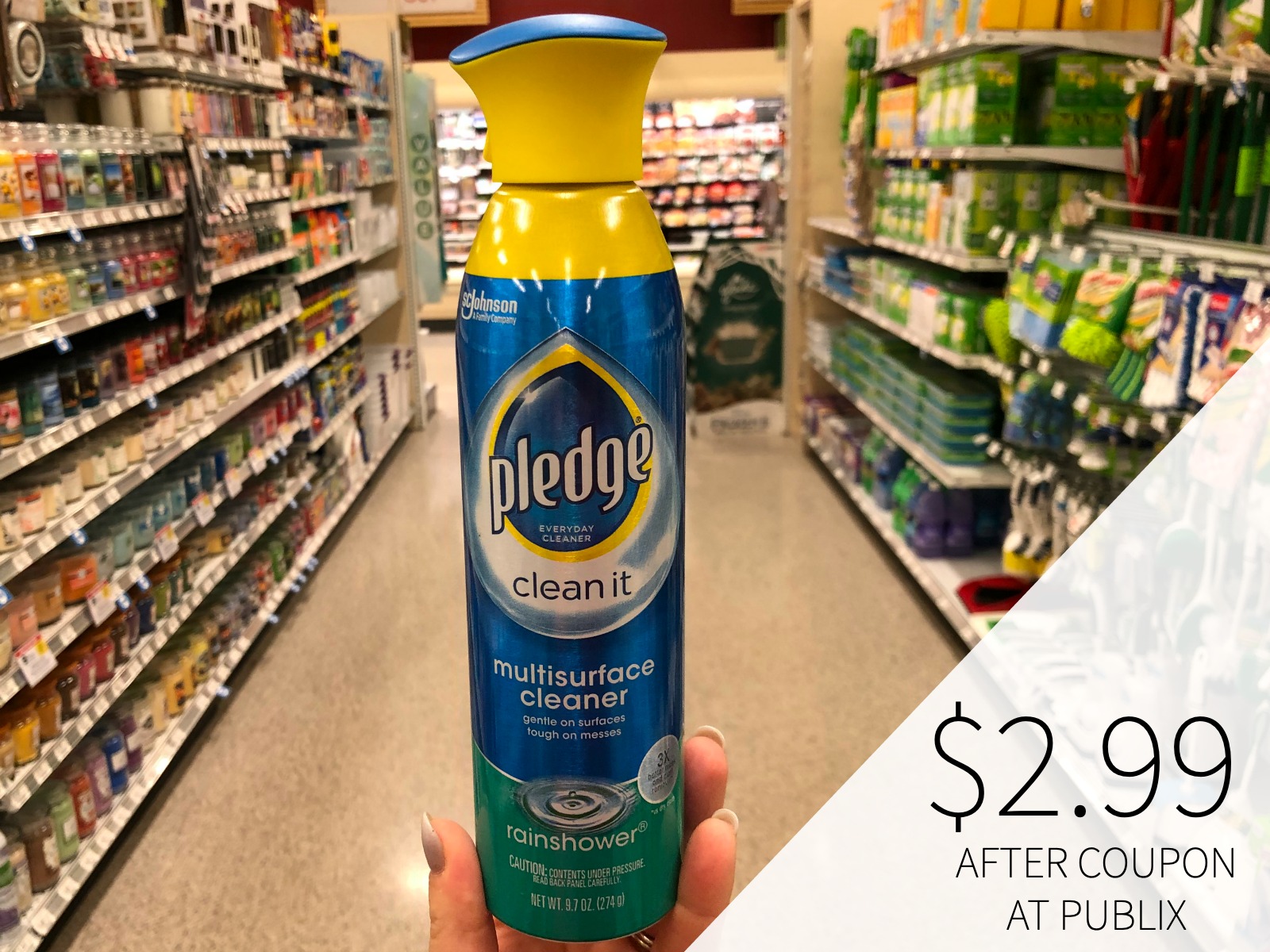 Get Your Home Ready For The Holidays With Pledge® Multisurface Cleaner - Save Now At Publix on I Heart Publix 1