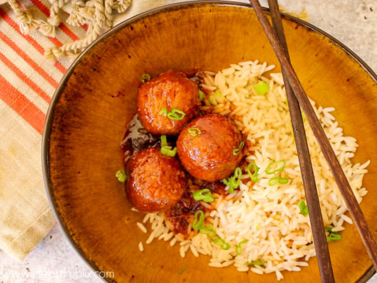 Sweet & Spicy Korean-Style Meatballs Using New Pure Farmland Meatballs - Get A Coupon & Save At Publix! on I Heart Publix 2