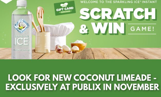 Look For New Sparkling Ice Coconut Limeade At Publix & Play The New Game For A Chance To Win BIG Prizes!