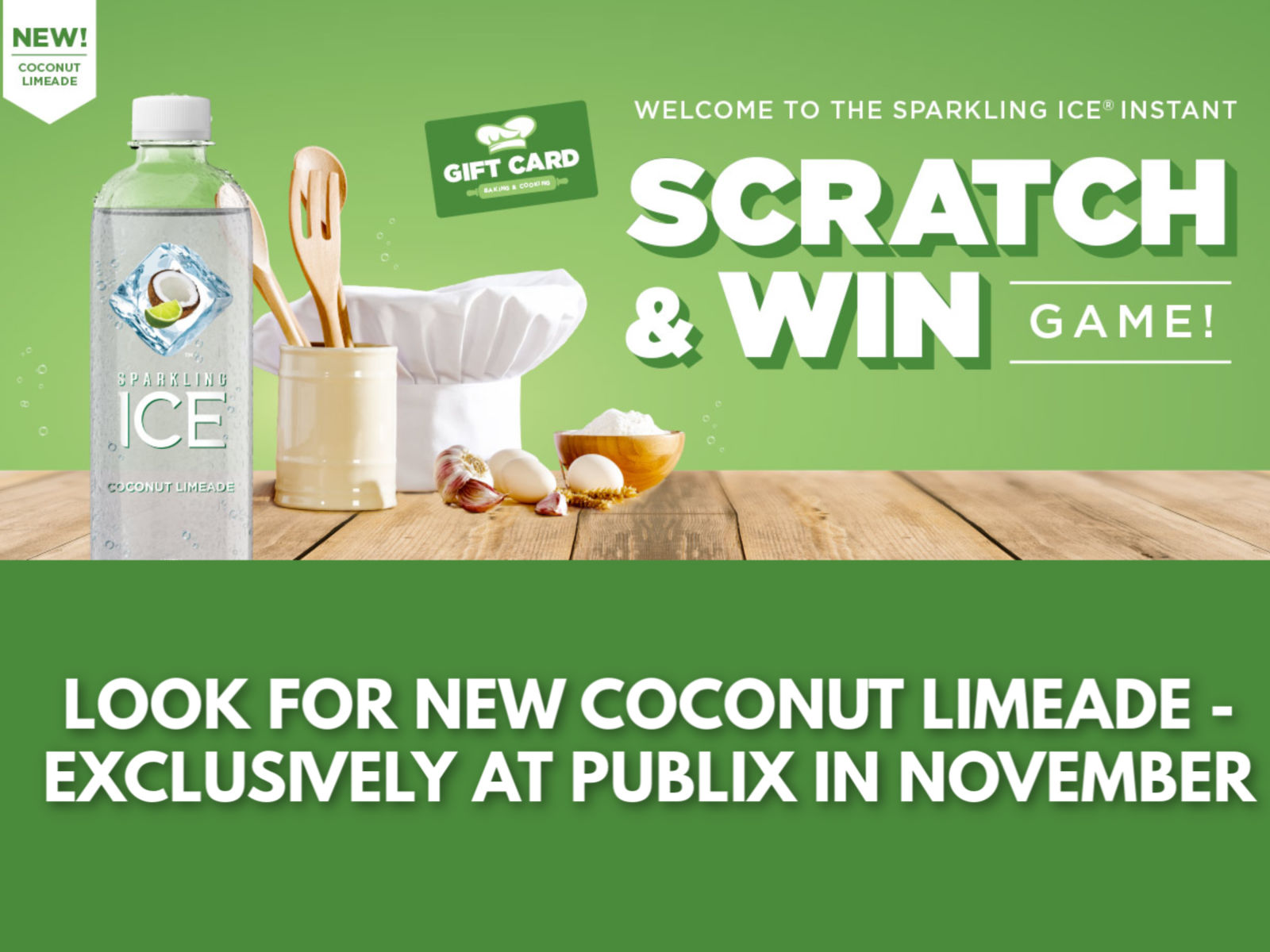 Look For New Sparkling Ice Coconut Limeade At Publix & Play The New Game For A Chance To Win BIG Prizes!