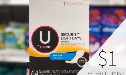Pick Up U by Kotex Tampons, Pads & Liners For As Little As $1 At Publix