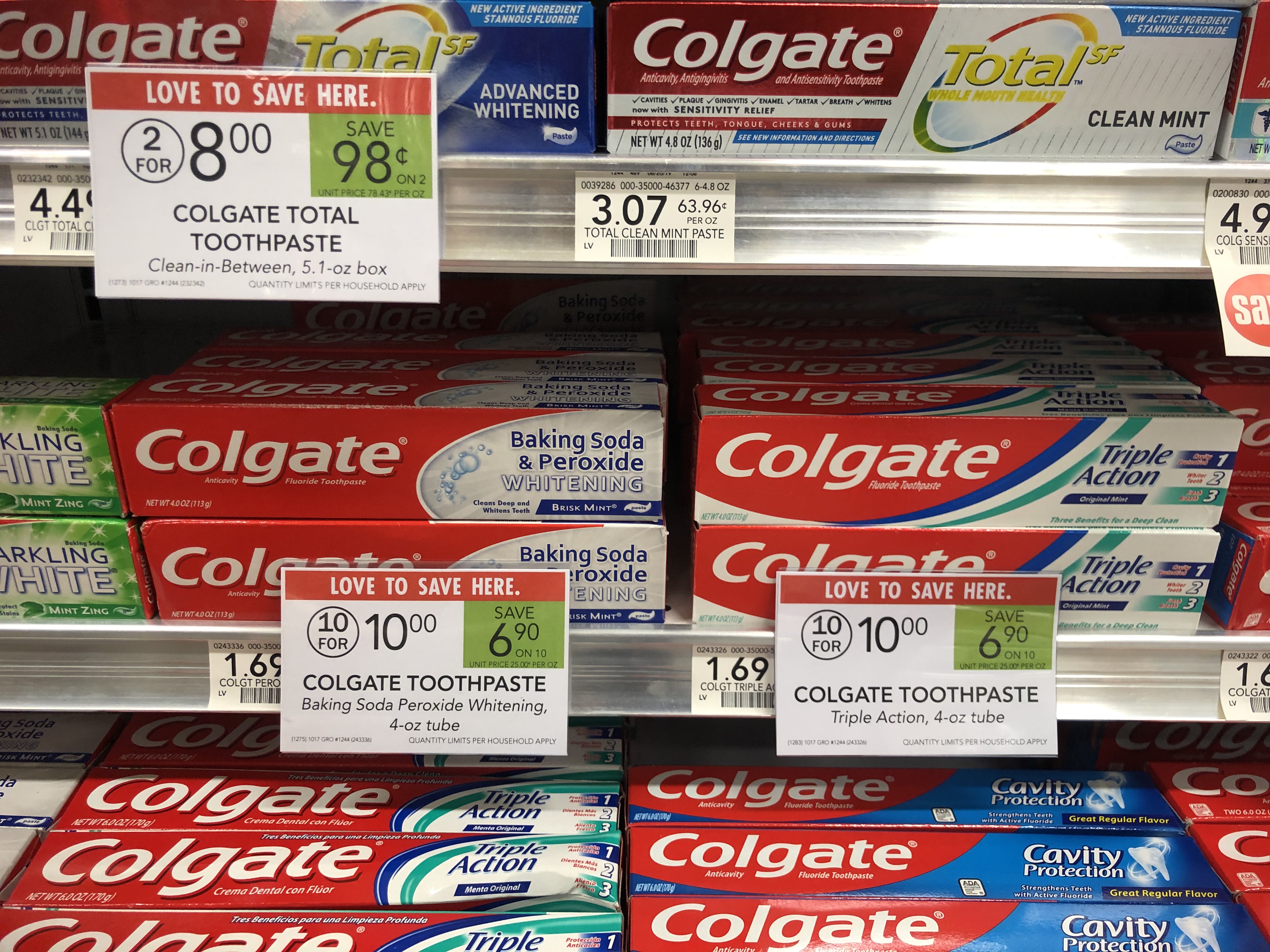Colgate Toothpaste Only 50¢ At Publix