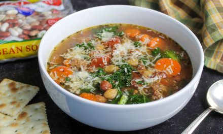 Italian Bean Soup With Sausage & Kale + Reminder To Enter My Hurst Beans Giveaway!