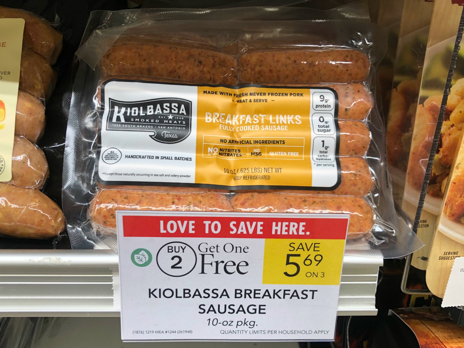Time To Stock Up On Kiolbassa Breakfast Links - Buy Two, Get One FREE At Publix on I Heart Publix