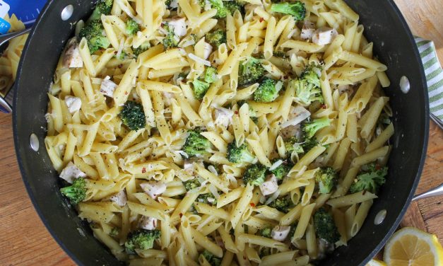 Lemony Broccoli Pasta & Chicken Skillet – Amazing Recipe For Your Busy Weeknight