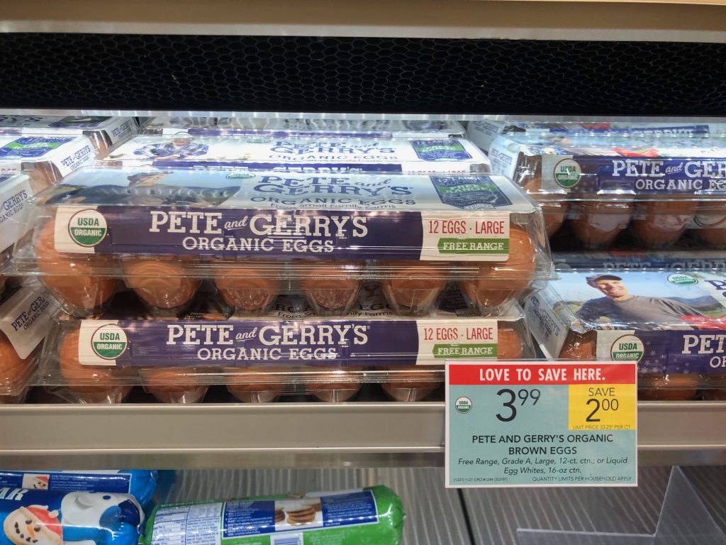 Pete And Gerry’s Organic Brown Eggs on I Heart Publix