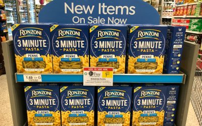 Ronzoni 3 Minute Pasta Is Buy One, Get One FREE At Publix – Stock Up On Tasty Pasta!