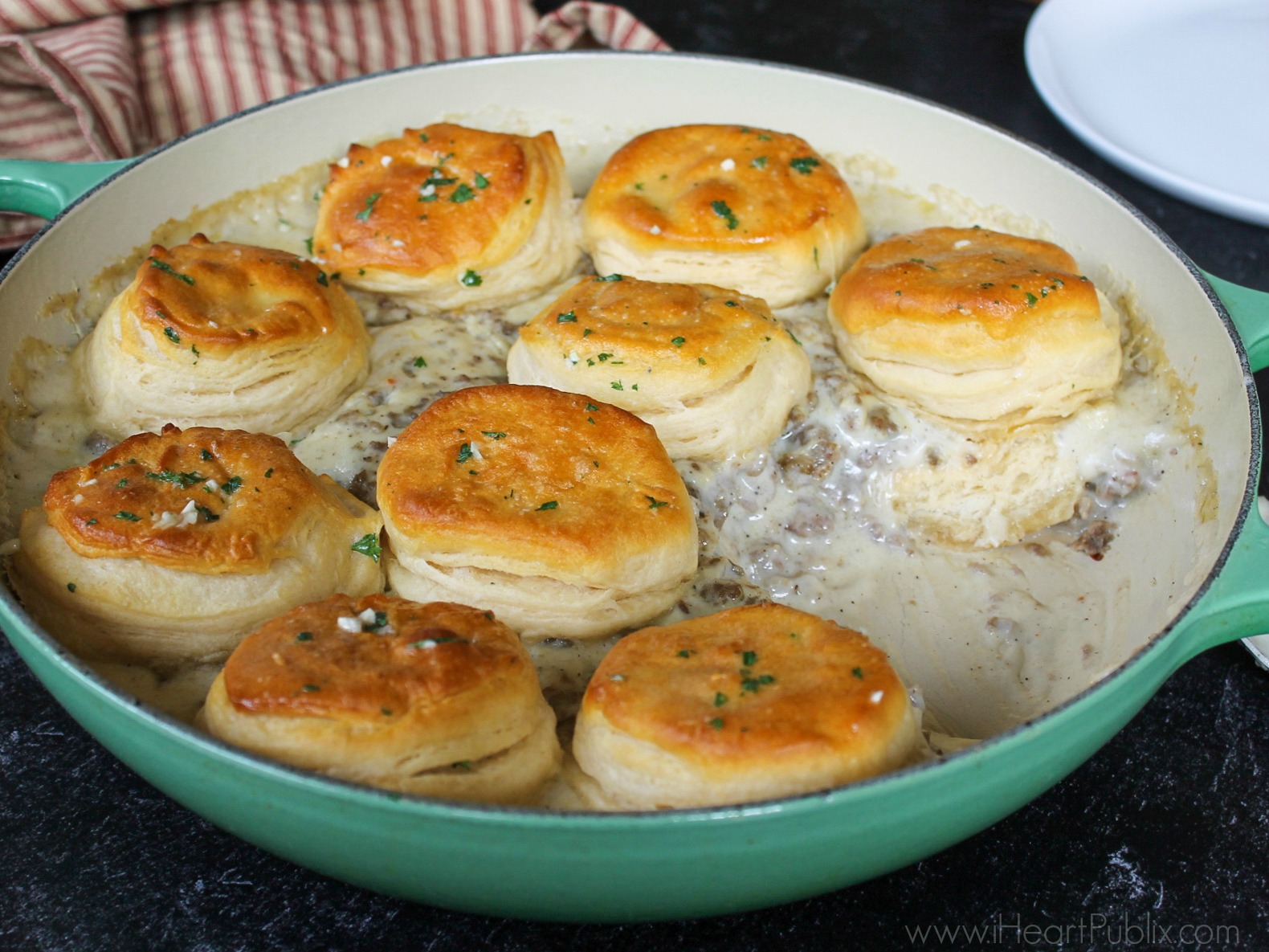 Sausage-Biscuit-Gravy-Casserole Auto Draft on I Heart Publix 478