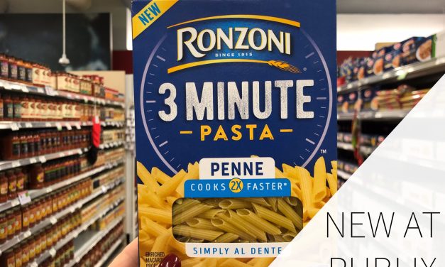 Pick Up Ronzoni 3 Minute Pasta & Have A Meal On The Table In A Flash!