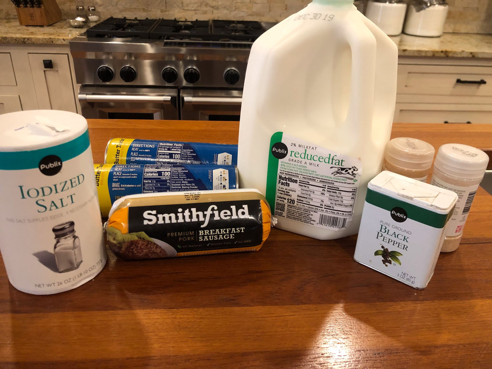 Sausage Gravy Biscuit Casserole Recipe For The Smithfield BOGO Sale on I Heart Publix