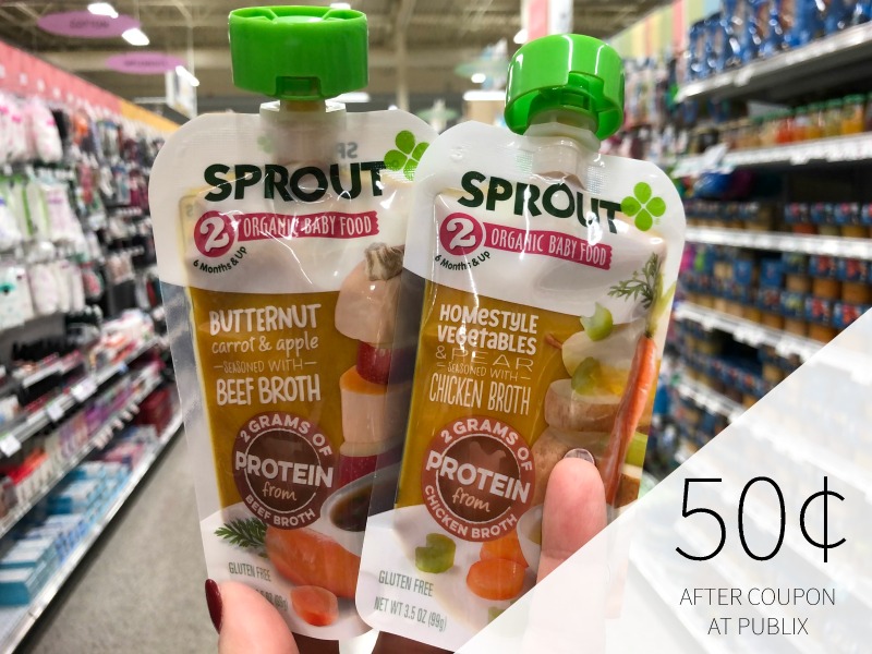 sprout Find NEW Plant Powered Purees and Snacks From Sprout® At Publix on I Heart Publix