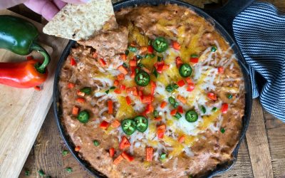 Try This Cowboy Bean Dip At Your Game Day Get Together (+ Reminder To Enter My Hurst Beans Giveaway!)