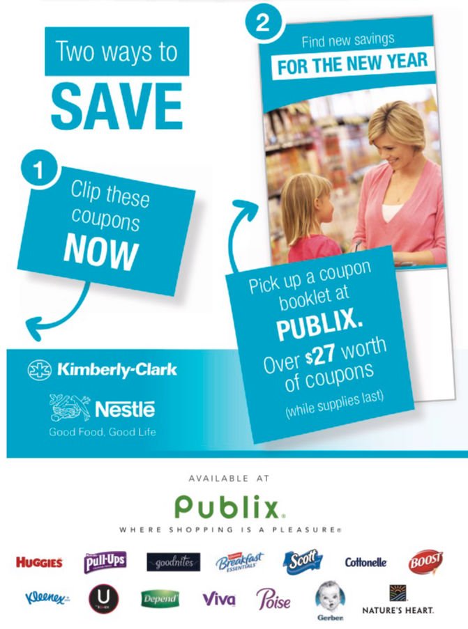 New Publix Coupon Booklet - "Find New Savings For The New Year" Valid 1/20 - 2/20 on I Heart Publix