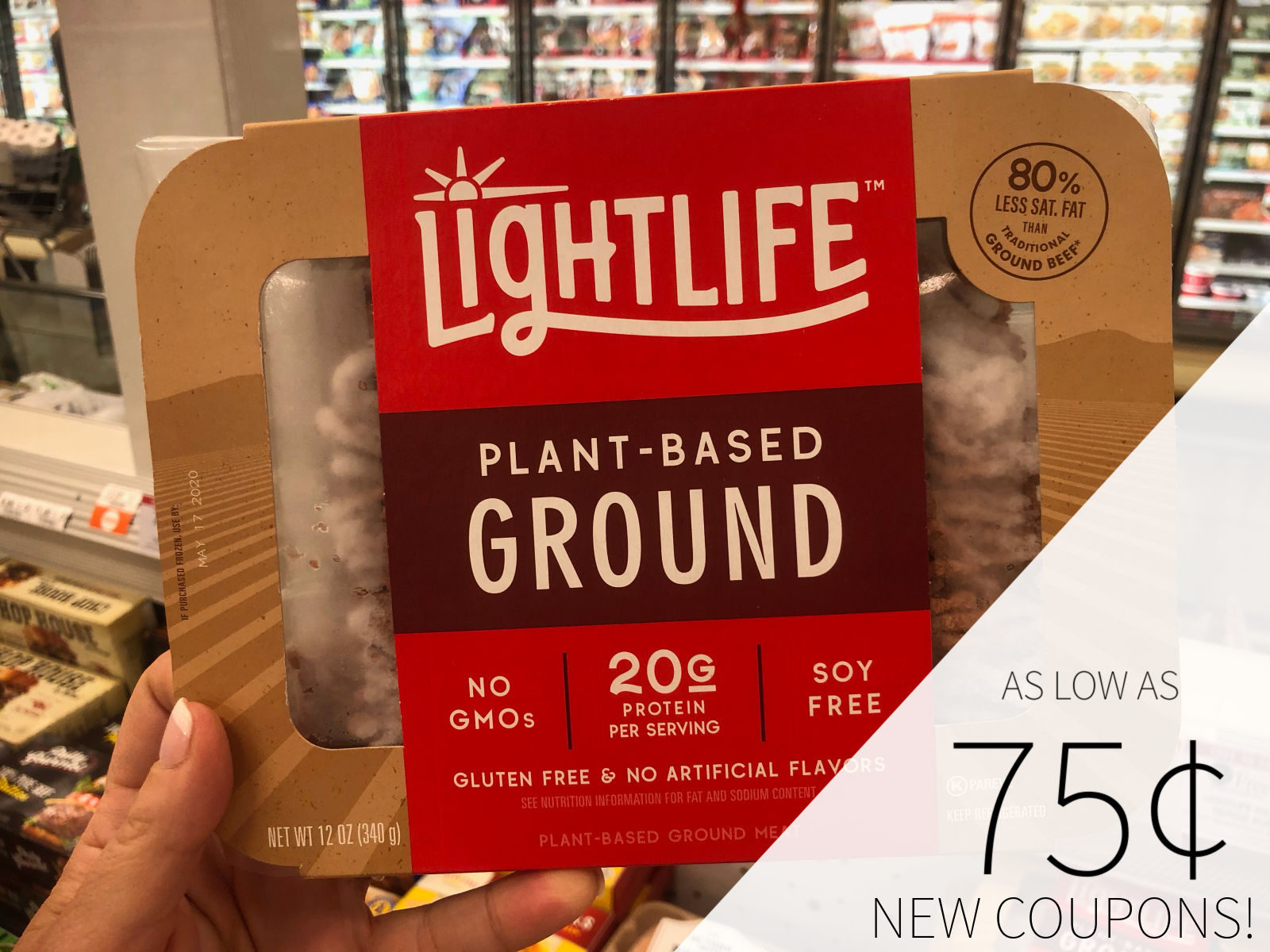 Lightlife Meatless Veggie Burger And PlantBased Ground At