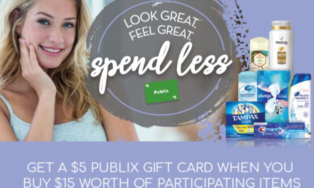 Earn A $5 Publix Gift Card With The Look Great, Feel Great, Spend Less Promo This Week At Publix