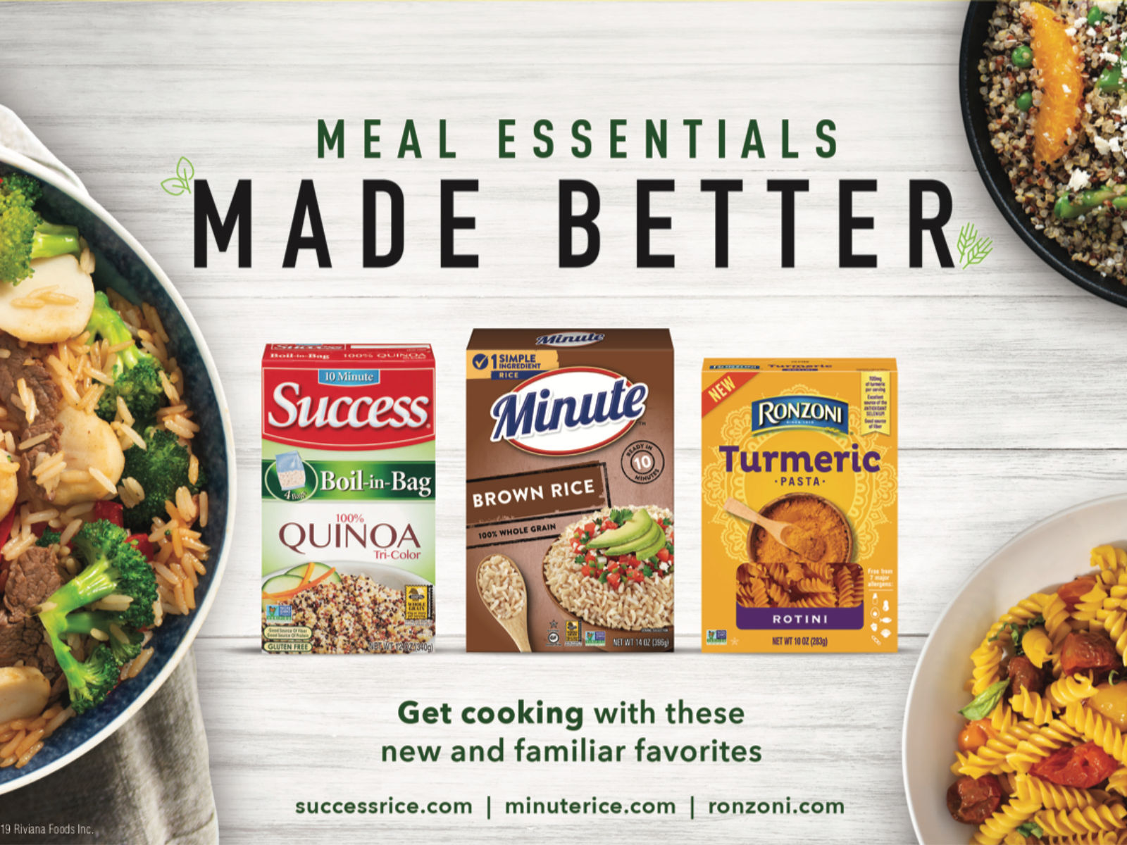 Save Up To $6 On Ronzoni, Minute, Success and Mahatma Rice Products At Publix
