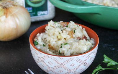Try My Sweet Onion Risotto with Bacon & Save $2 On RiceSelect® Products At Publix