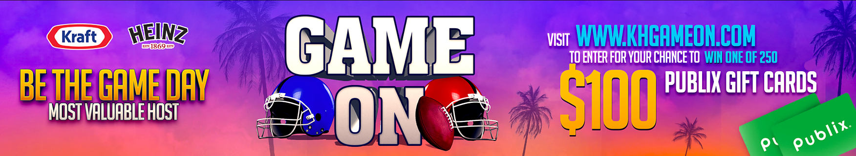 Game On - Get Ready For The Big Game And Enter To Win One Of 250 $100 Publix Gift Cards! on I Heart Publix